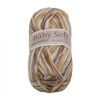 Příze BABY SOFT multicolor